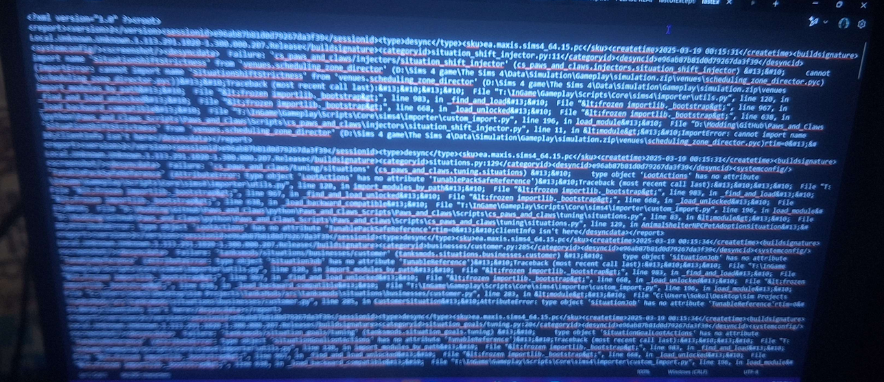 This log is USELESS!